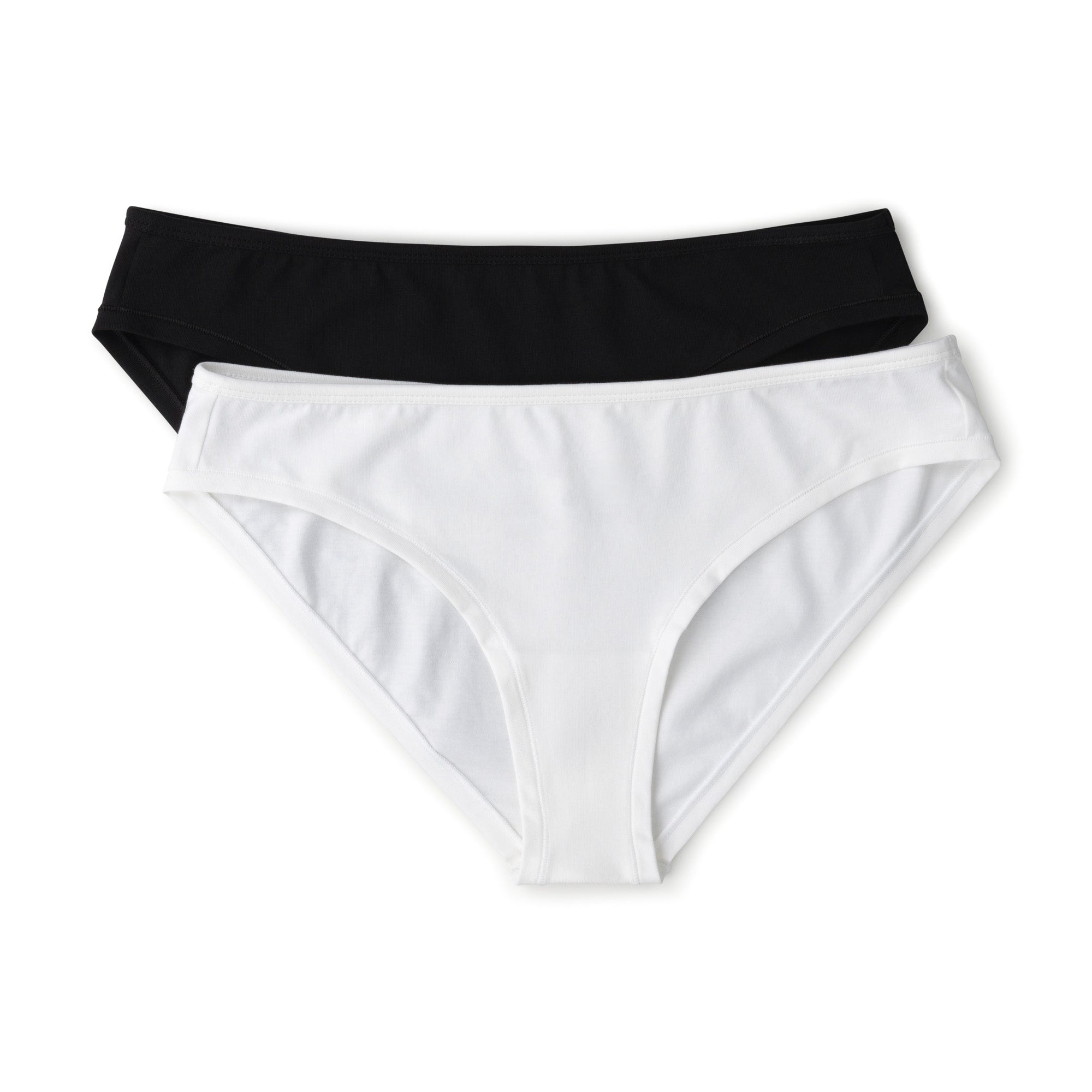 Basic underwear in stretch organic cotton - Black