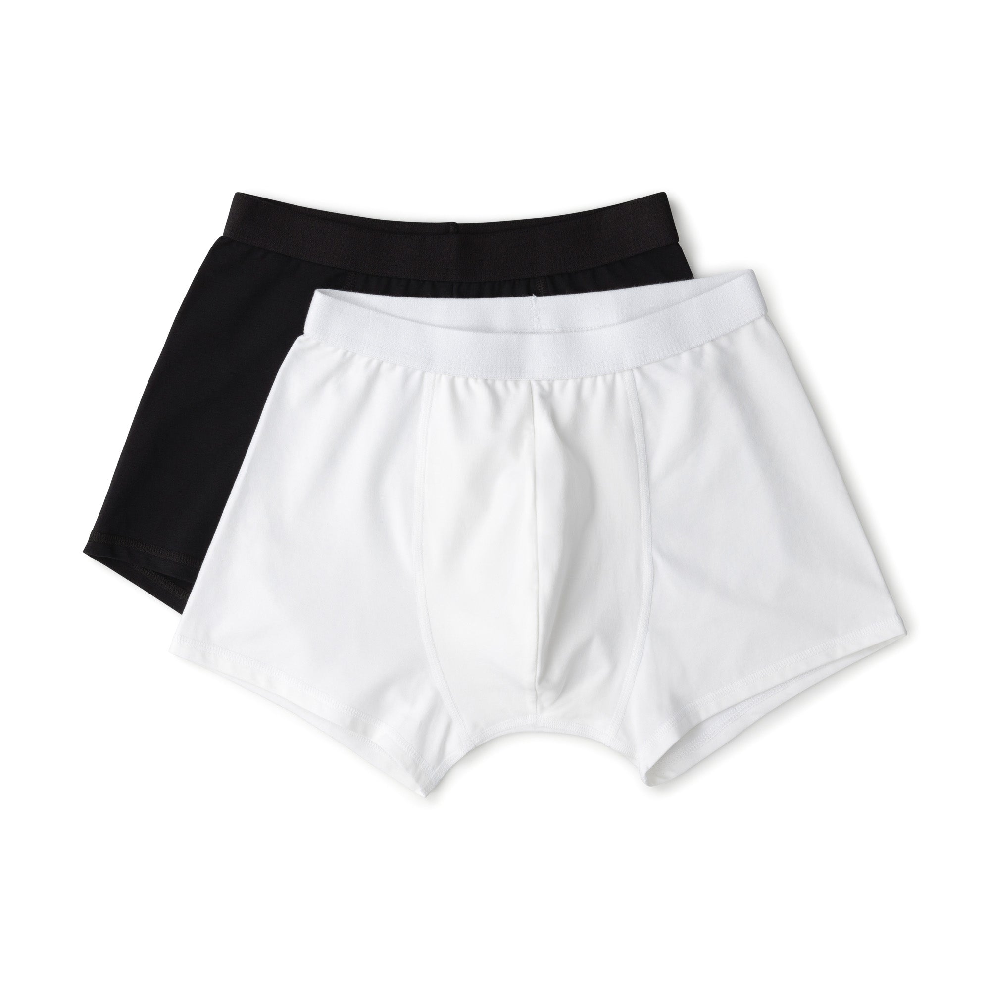White Pack of two Essentials cotton-blend boxer briefs