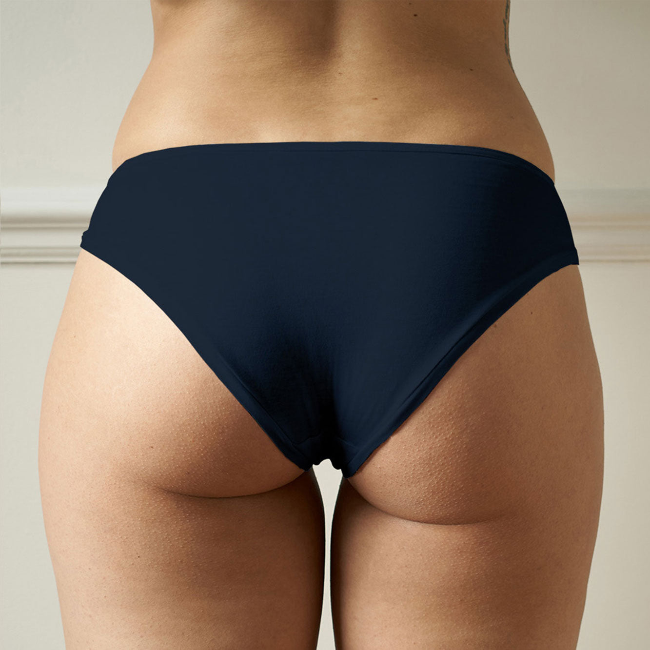 Cotton Underwear  Pocket Panties - Ladies Mid Waist Plus Size